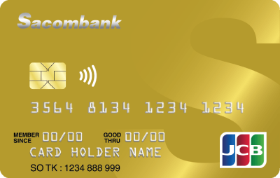 Thẻ tín dụng Sacombank JCB Gold