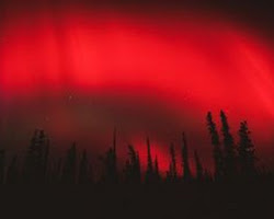 Image of Red Aurora Borealis