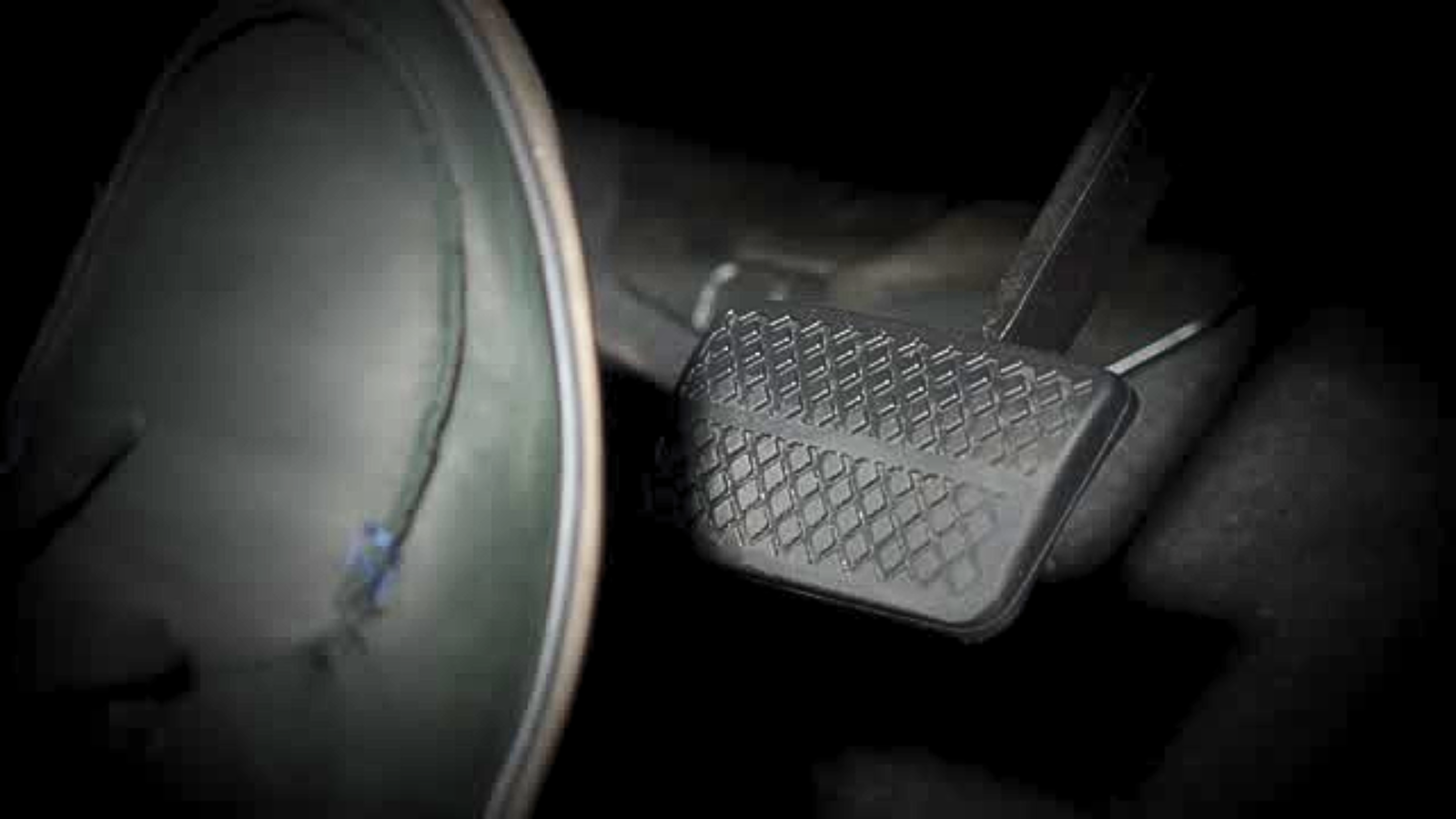 Press Down on Brake Pedal