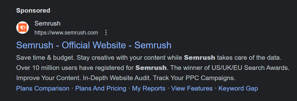 example of a ppc campaign ad
