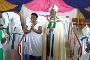 Bishop of Rutana and his wife in Rutana Diocese, Burundi
