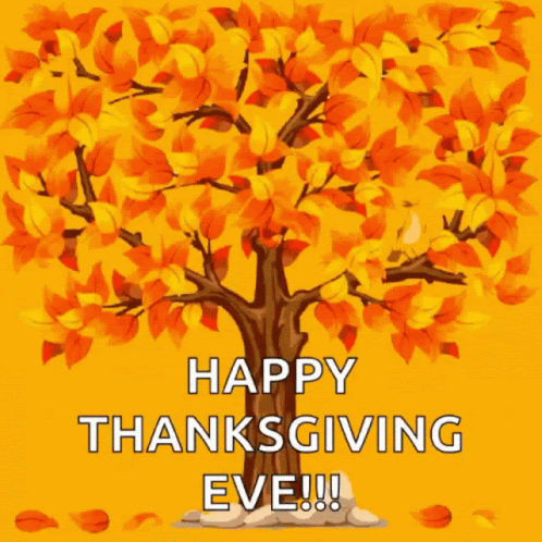 Happy Thanksgiving Eve GIF