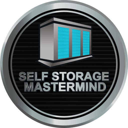 self storage mastermind with building logo