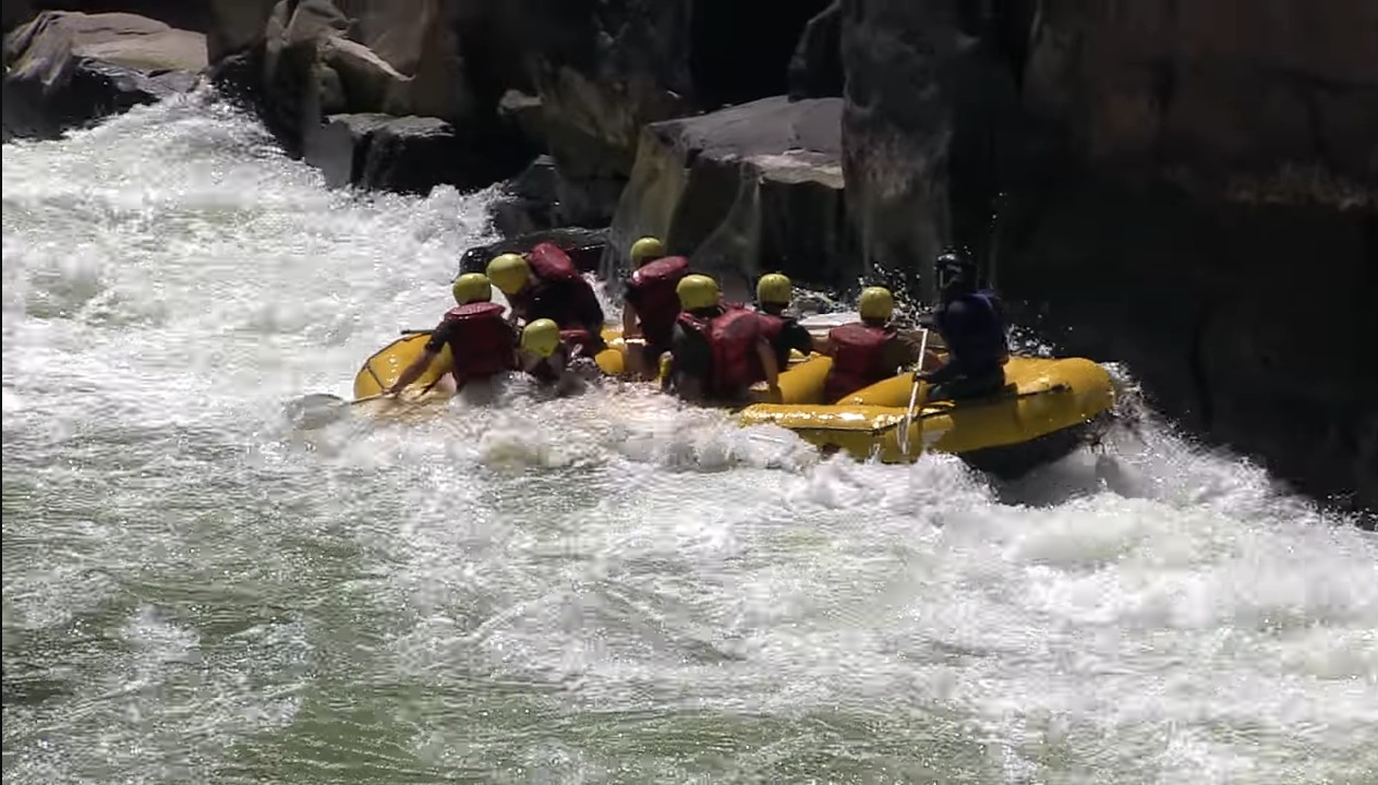 Whitewater Rafting in River Zambezi is of the Things to Do in Victoria Falls