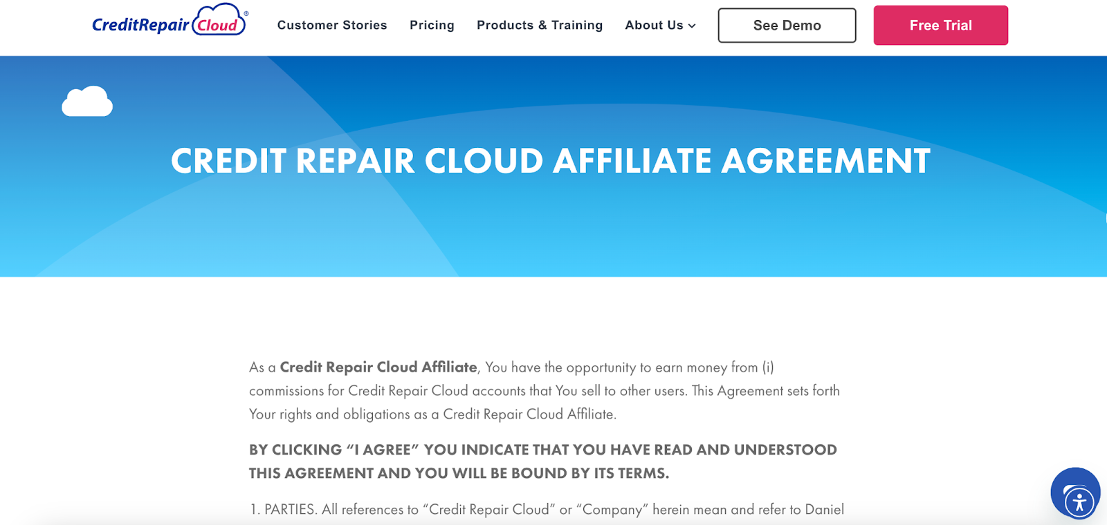 Credit Repair Cloud Referral Program