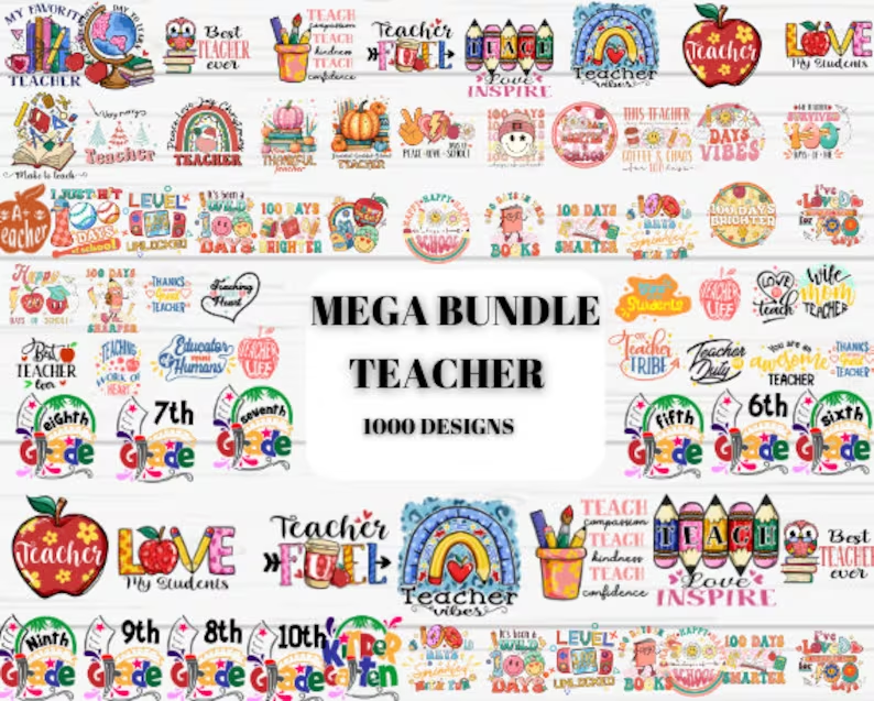 Meg Bundle teacher blog design template