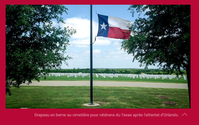 رفع علم تكساس