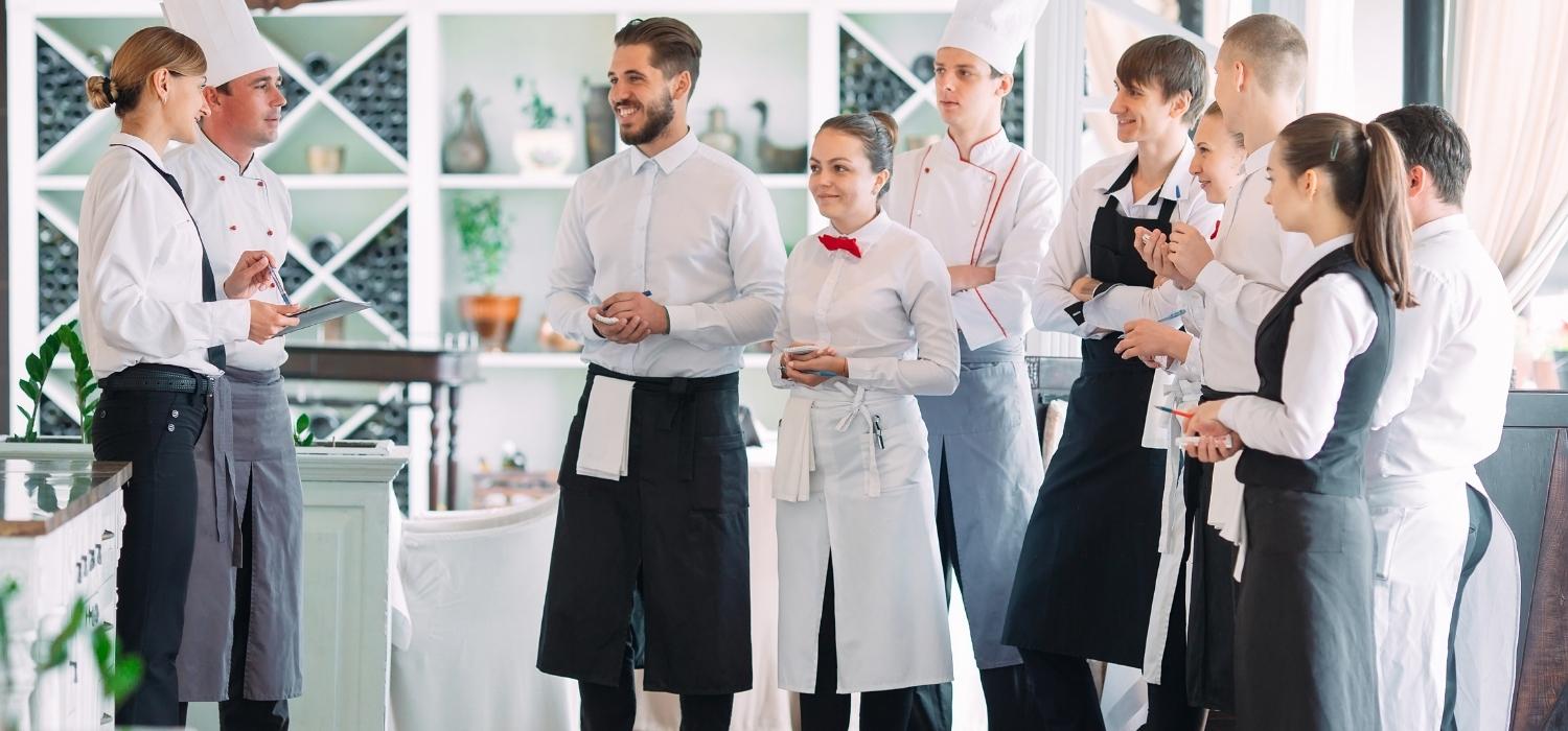 Chefs, Helper Chefs, Pastry Chefs, and other kitchen employees on break talk about ChatGPT in the Hotels Industry.