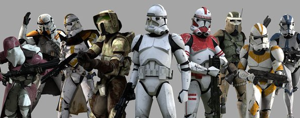 Difference between clone Troopers and Stormtroopers