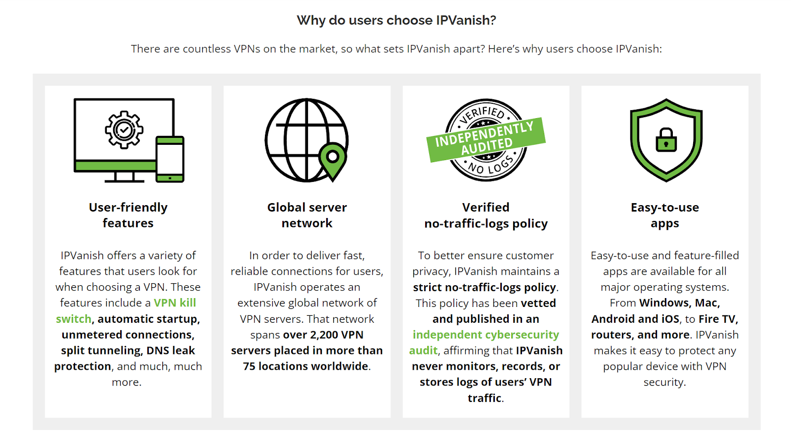 why people like Ipvanish VPN service
