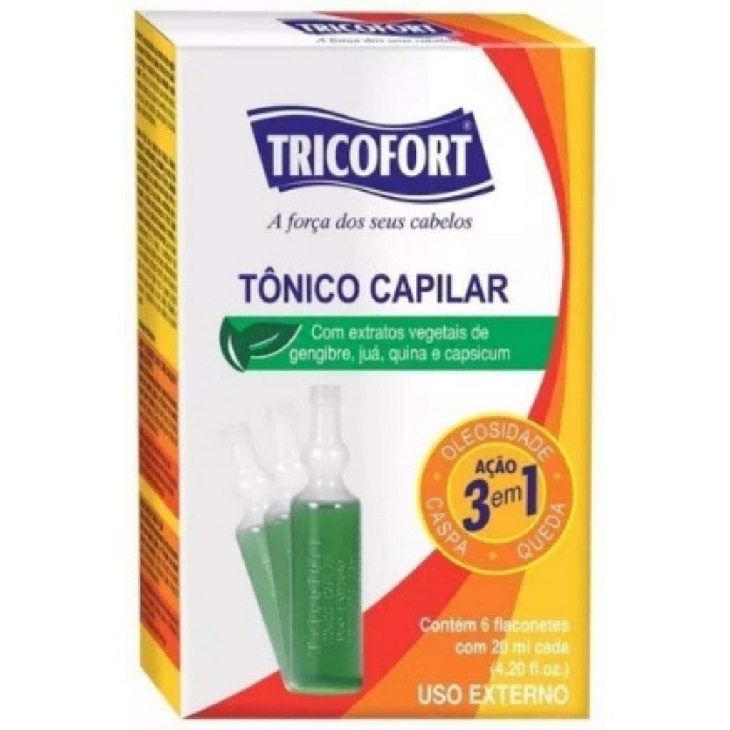 Tonico Capilar 3X1 Com6 20 Ml, Tricofort com 6