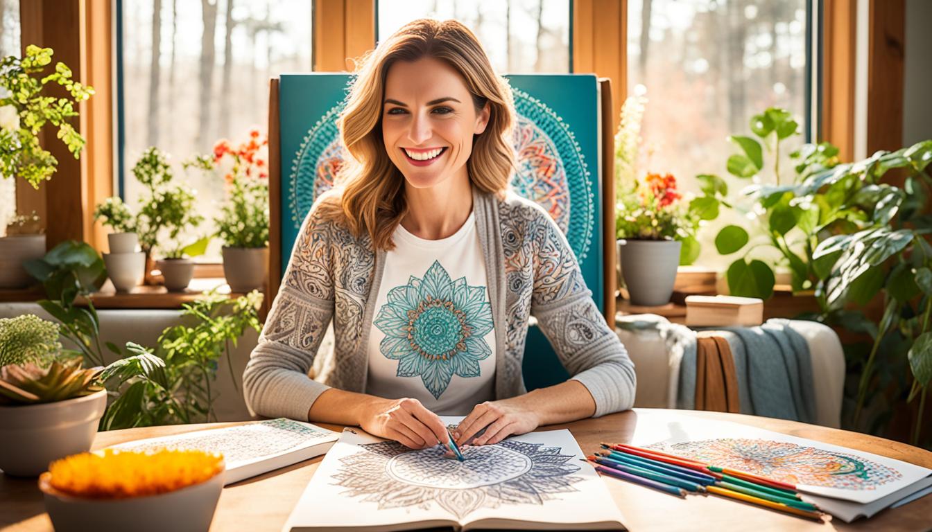 stress-relief coloring books