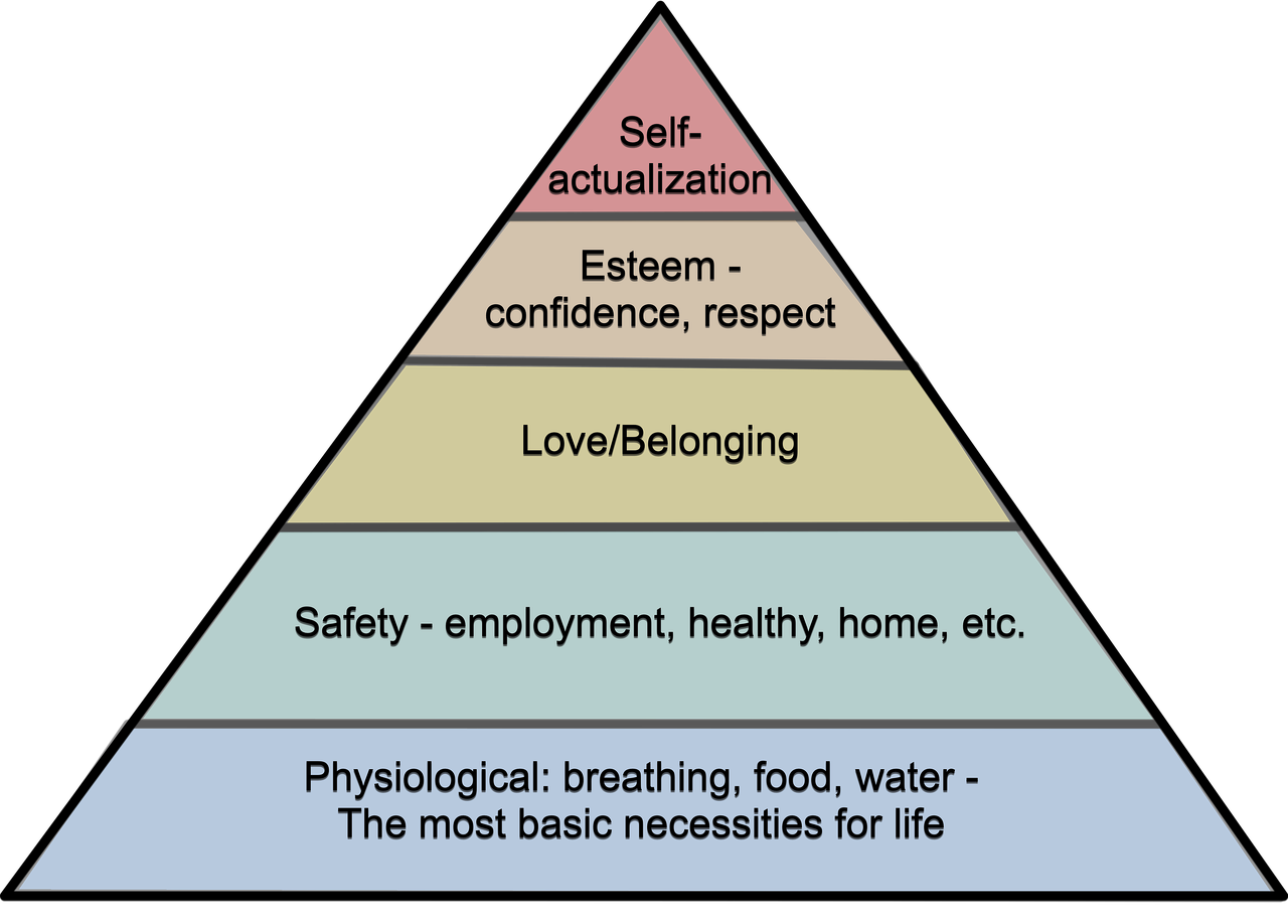 A version of Maslow's hierarchy of needs