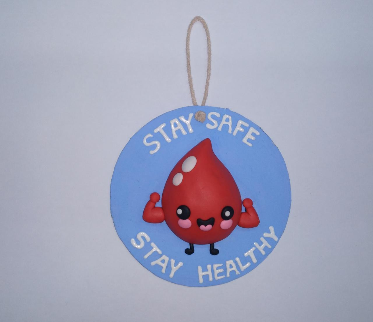 World Aids Day DIY Bag Tag Clay Craft Activity for Kids