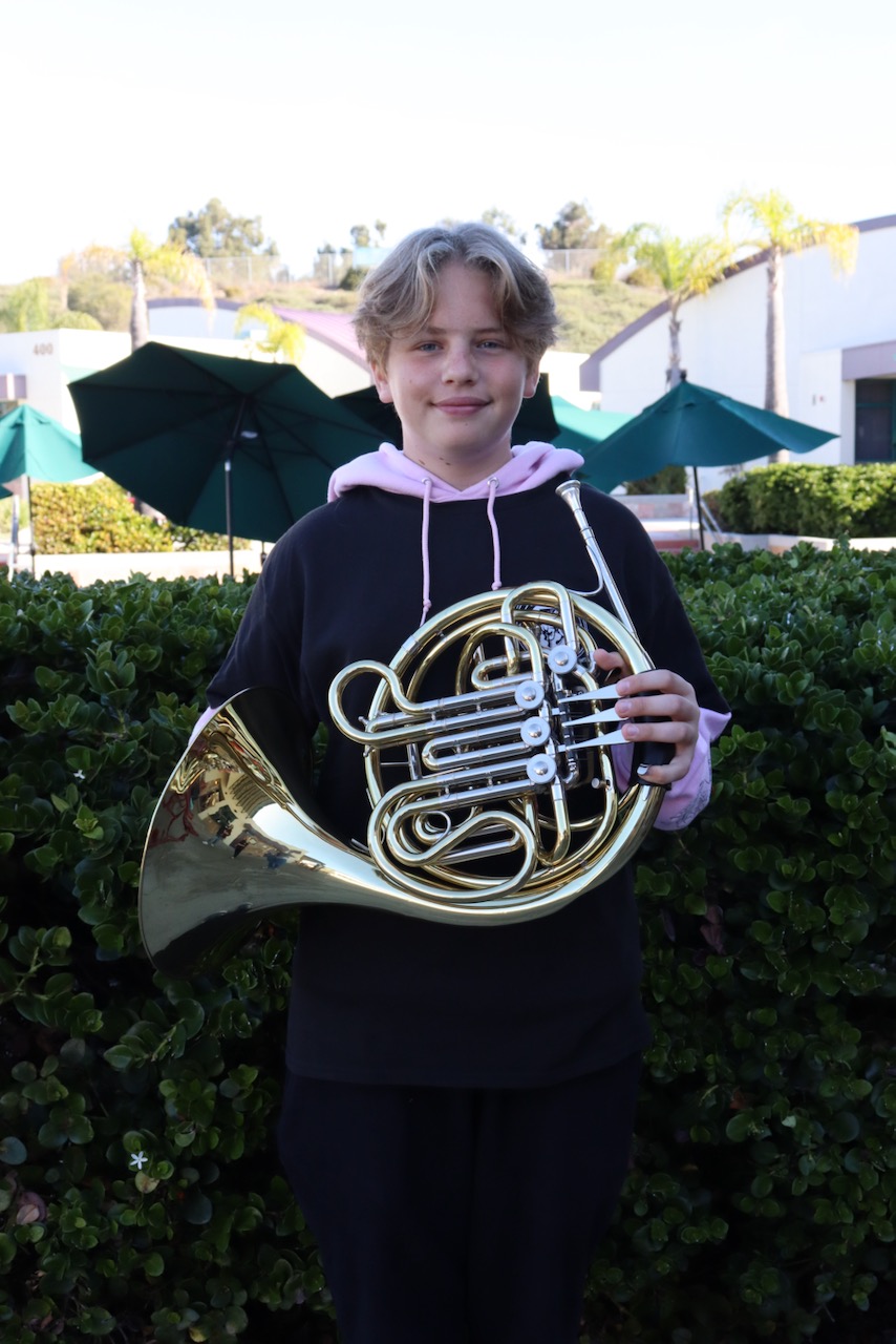 French Horn player Wyatt Andersen