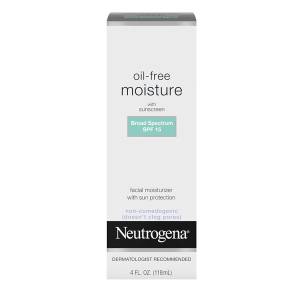 Neutrogena Oil-Free Daily Facial Moisturizer with SPF 15 Sunscreen