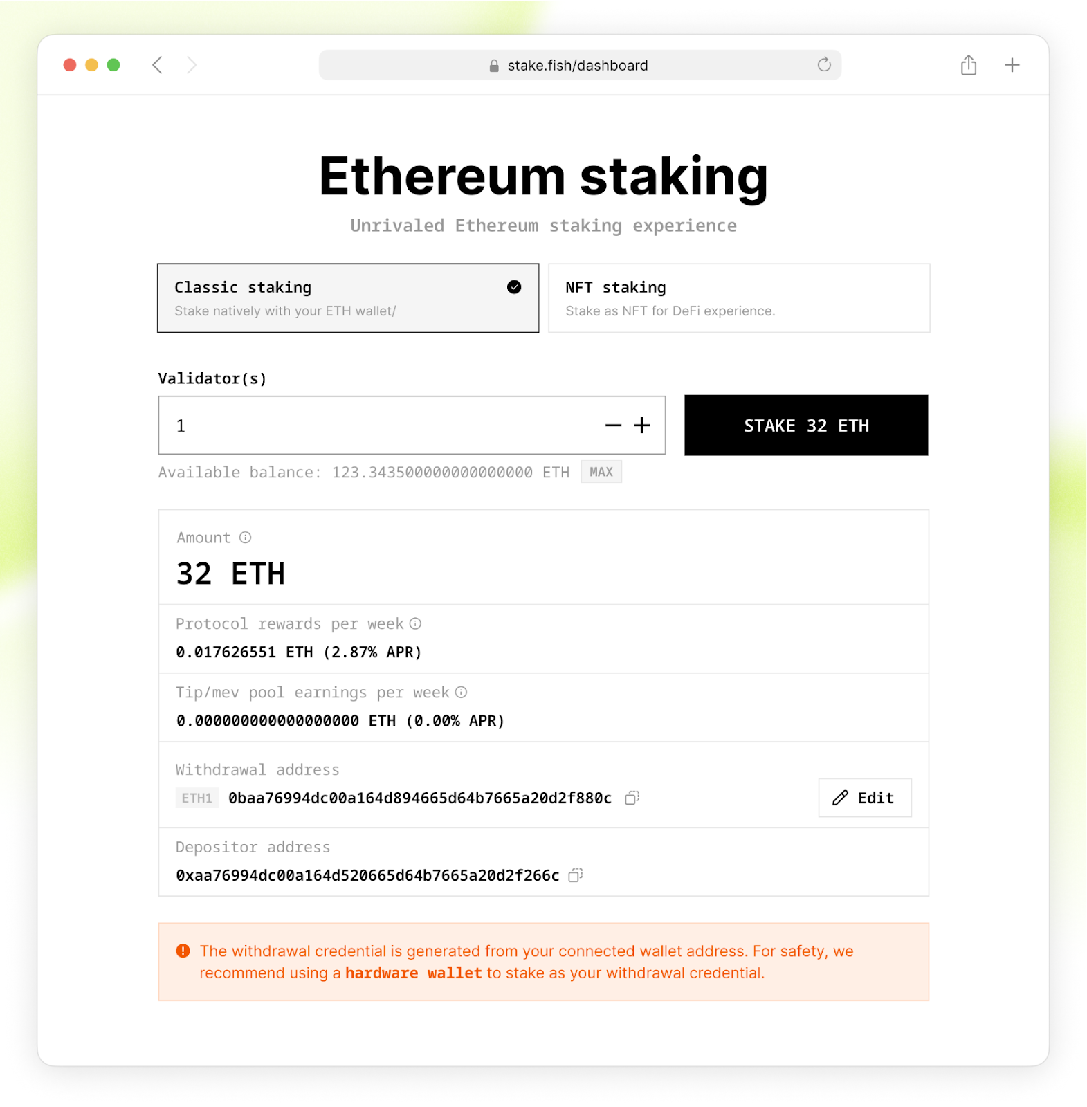 stakefish Ethereum Product Recap 2023