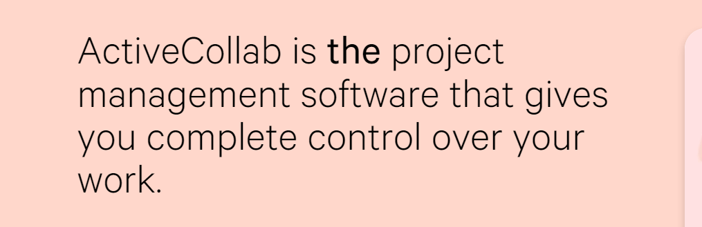Image showing ActiveCollab as one of the top free online project management tools