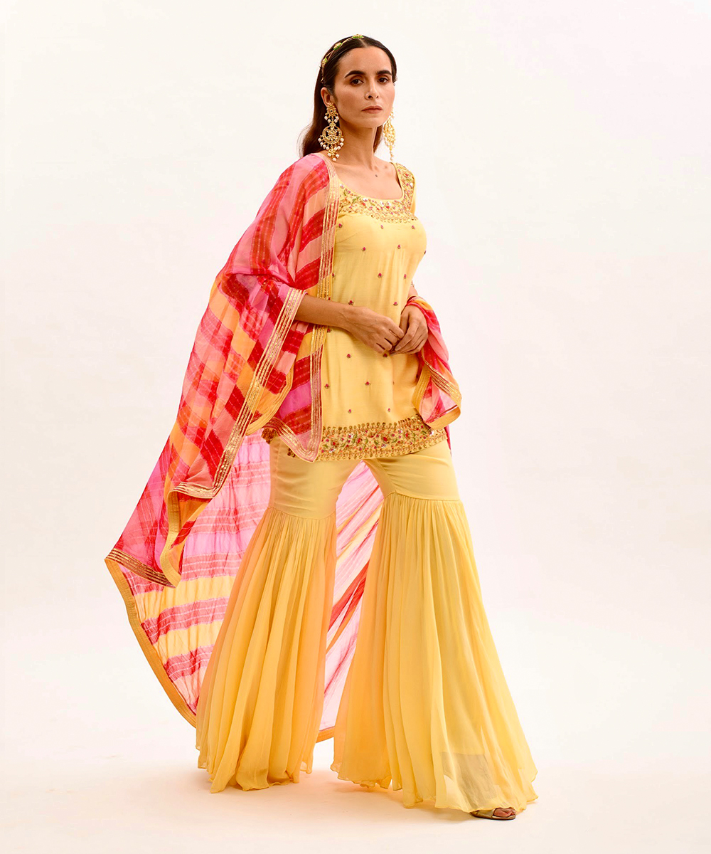 haldi outfits for bride