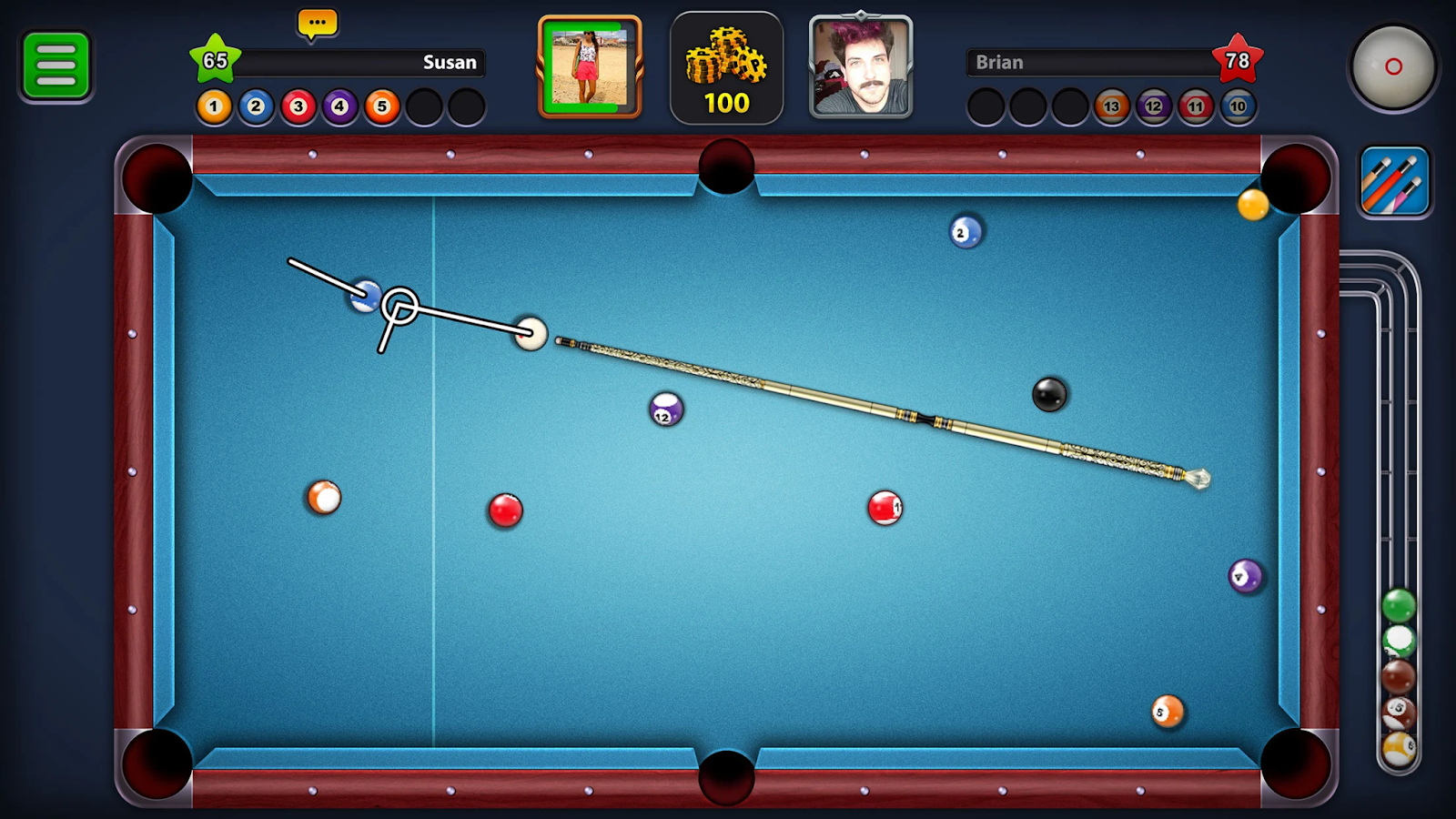 Eight Ball Pool is one of the best mobile sports games