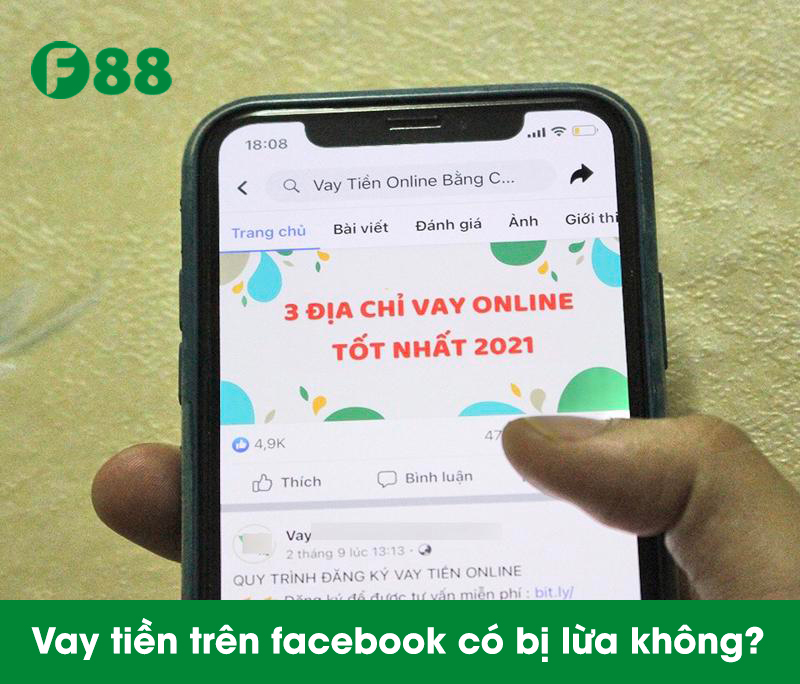 vay tiền trên facebook có bị lừa không