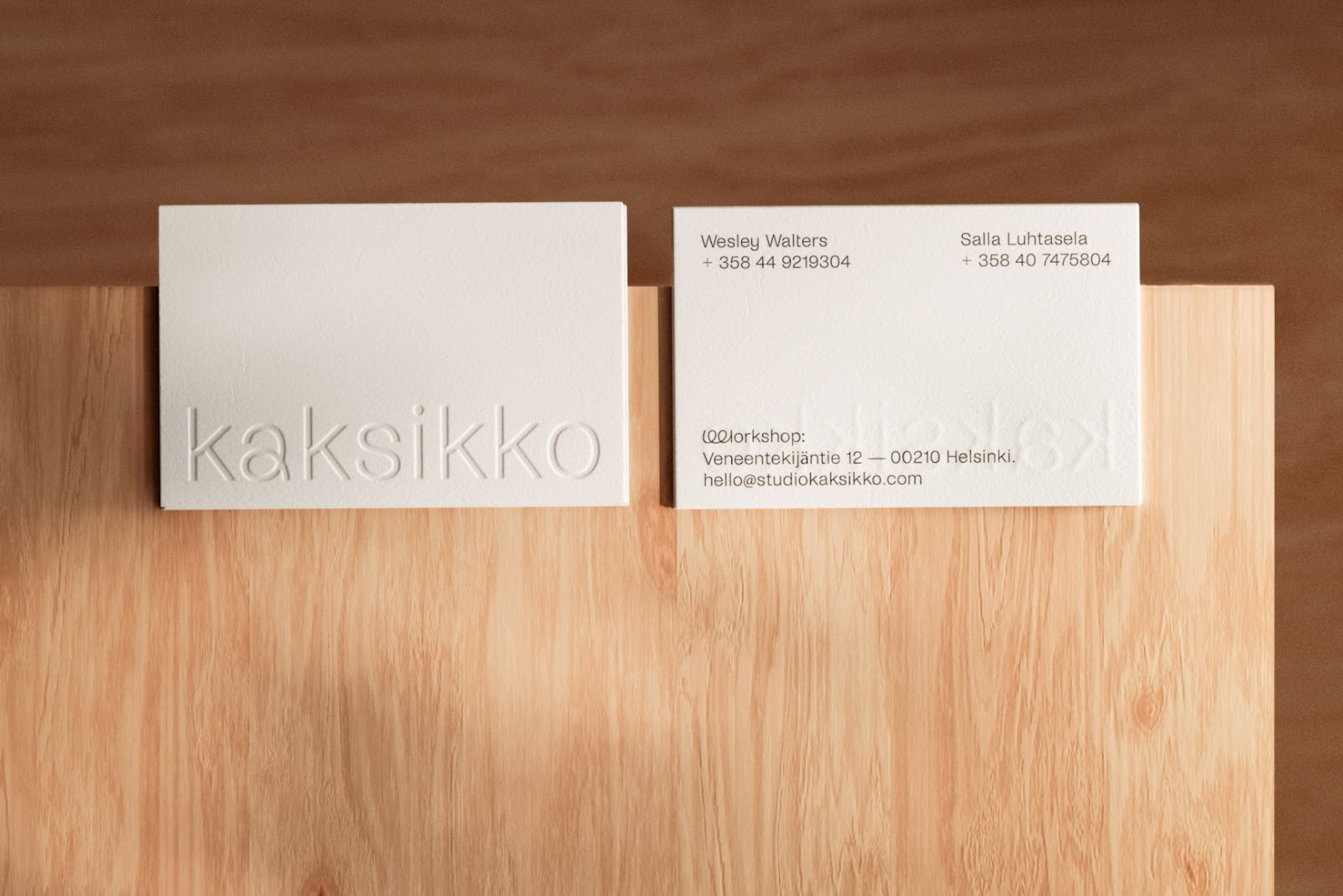 Artifact from the Crafting Kaksikko Studio's Branding: Clean, Inviting Visual Identity article on Abduzeedo