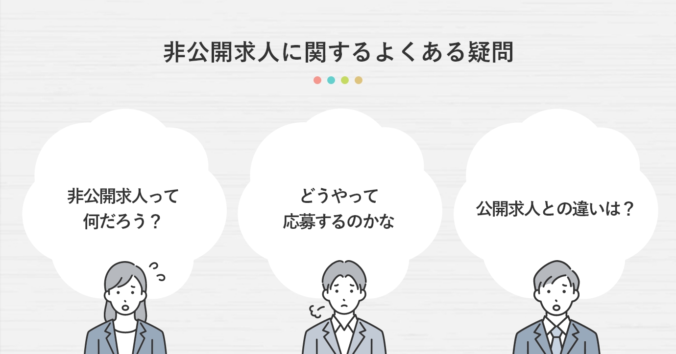 非公開求人によくある疑問