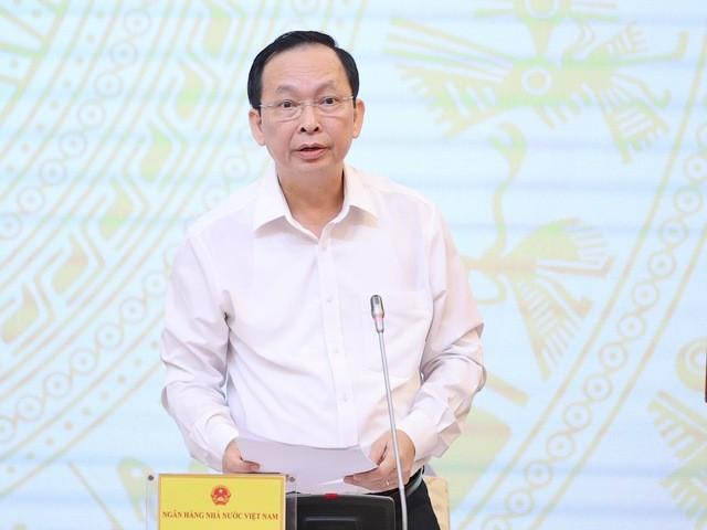 Phó Thống đốc NHNN Đào Minh Tú phát biểu tại họp báo Chính phủ thường kỳ tháng 9/2023 (Ảnh: VGP) ảnh 1