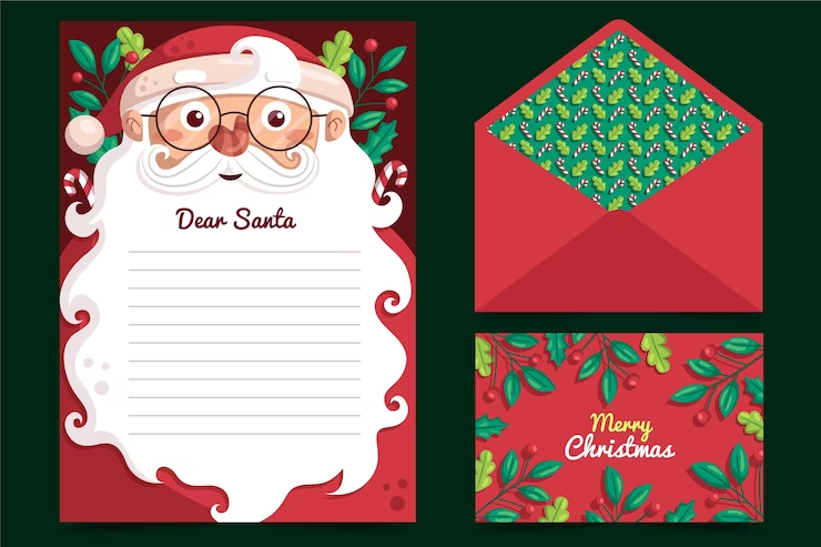 Cartão de Natal para colorir