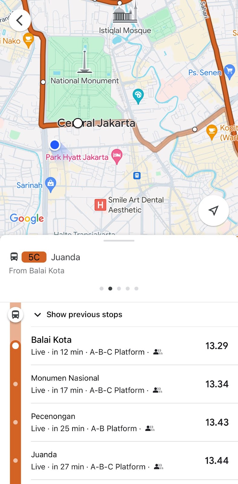 Cara Live Tracking Transjakarta