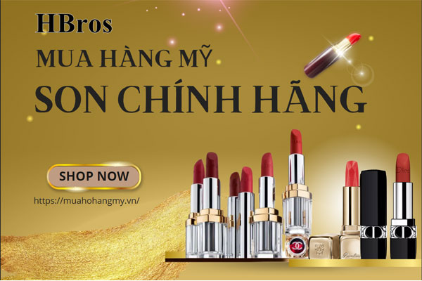 Mua hộ son chính hãng và vận chuyển hàng Mỹ về Việt Nam