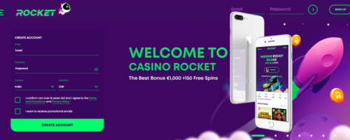 Instant Mobile Version of Rocket Casino