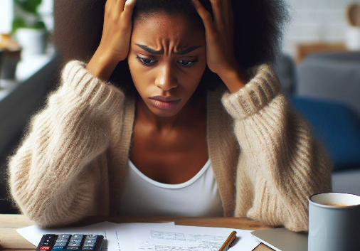 financial stress from debt