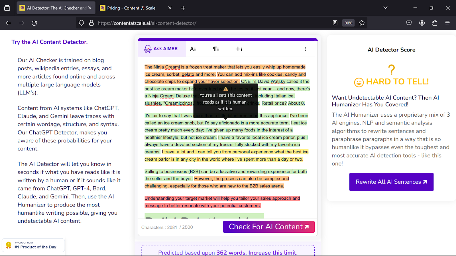 how to check essay for ai