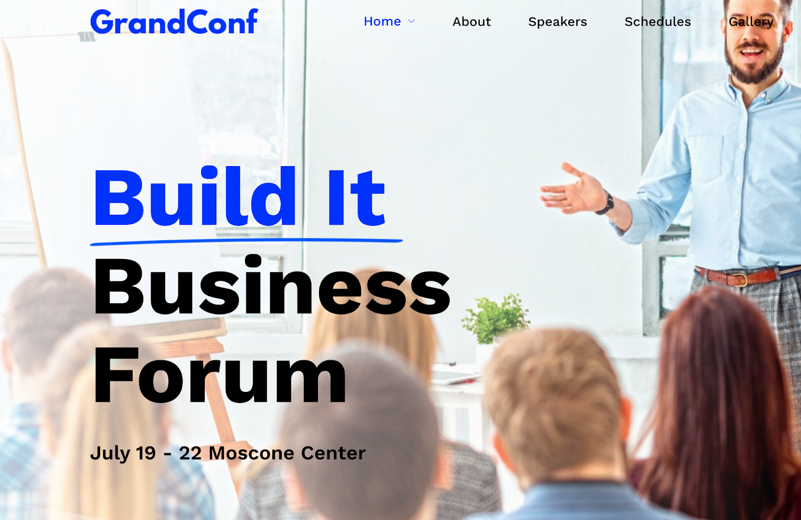best wordpress event templates, Grand Conference
