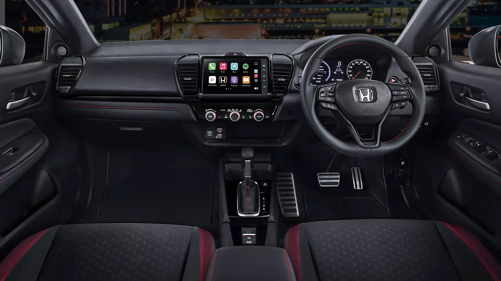 interior honda city hatcback rs