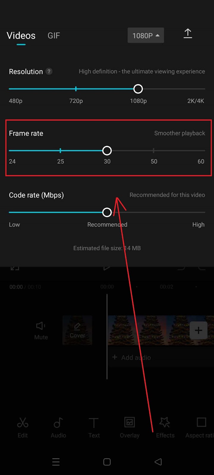CapCut Export Issues How to Fix - Click Frame Rate