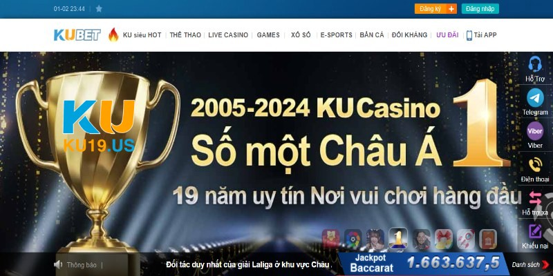 KU191, KU19 – Trang chủ đăng ký tài khoản kubet mới nhất