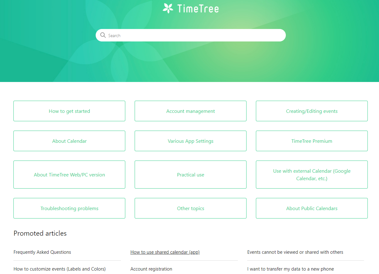 Premium Dedicated Support for TimeTree