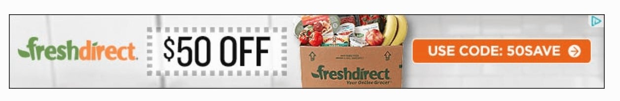 A display ad from FreshDirect