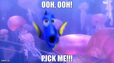 YARN | ooh, ooh! pick me!!! | Finding Nemo | Video gifs by quotes |  5537ac5a | 紗