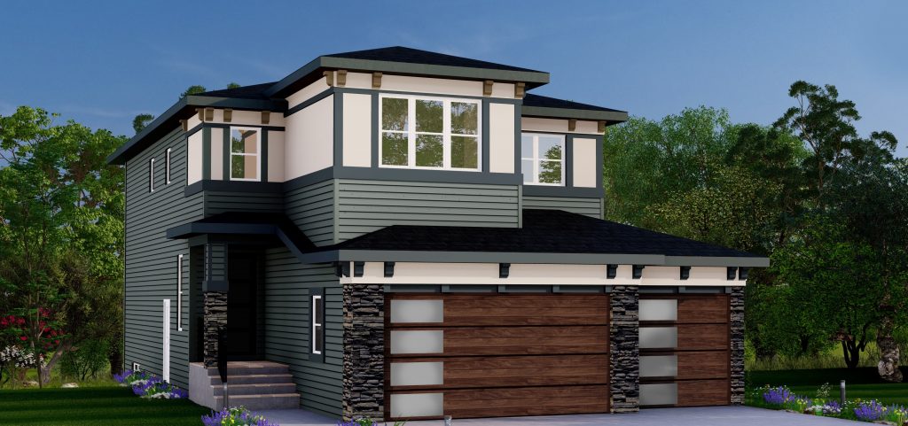 The Boardwalk II model, one of the new homes near Calgary built by Golden Homes