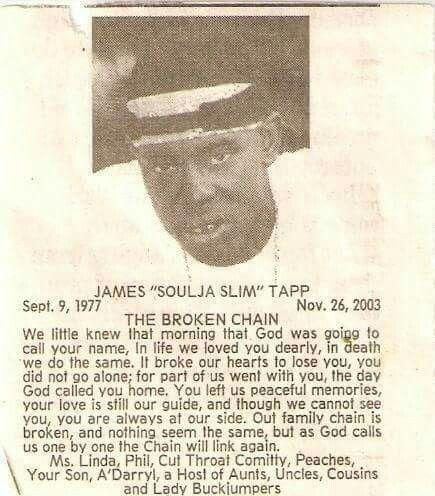 James"Soulja Slim"Tapp | Hip hop classics, Gangsta rap hip hop, Hip hop  inspiration