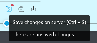unsaved changes