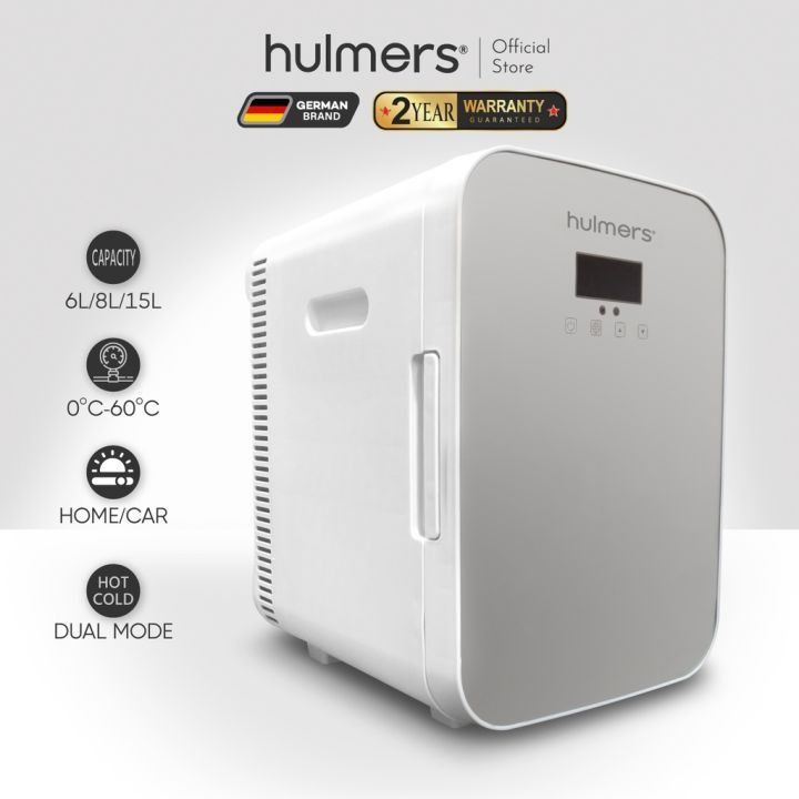 Hulmers - 15L Portable Mini Fridge Dual Core Motor Dual Function Cooling & Warmer- Peti Sejuk Mini Terbaik di Malaysia- Shop Journey