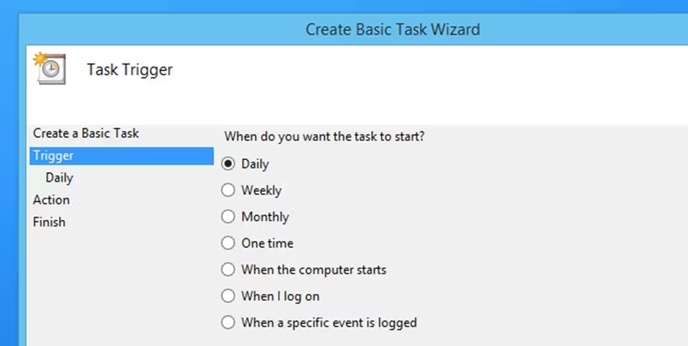 افزودن فایل به startup با استفاده از Task Scheduler