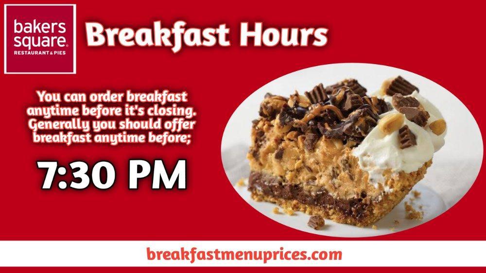 Bakers Square Breakfast Hours And Top Delivery Locations