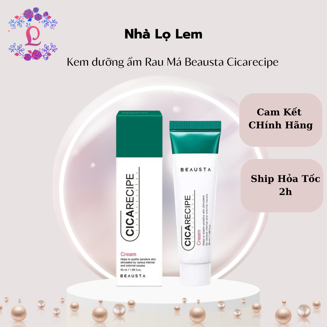 Kem dưỡng ẩm tốt cho da dầu mụn Beausta Cicarecipe Cream