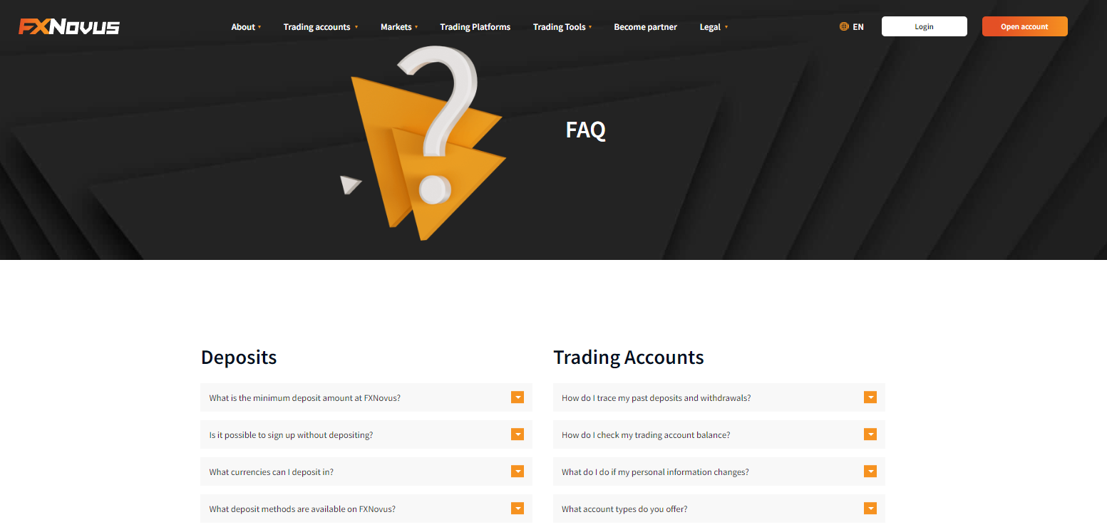 Visit FXNovus’ FAQ Page for more information.